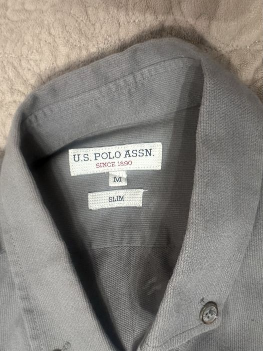 Нова чоловіча сорочка U.S. Polo Assn. Slim Fit (розмір М)