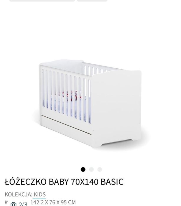 Łóżeczko dziecięce Meblik