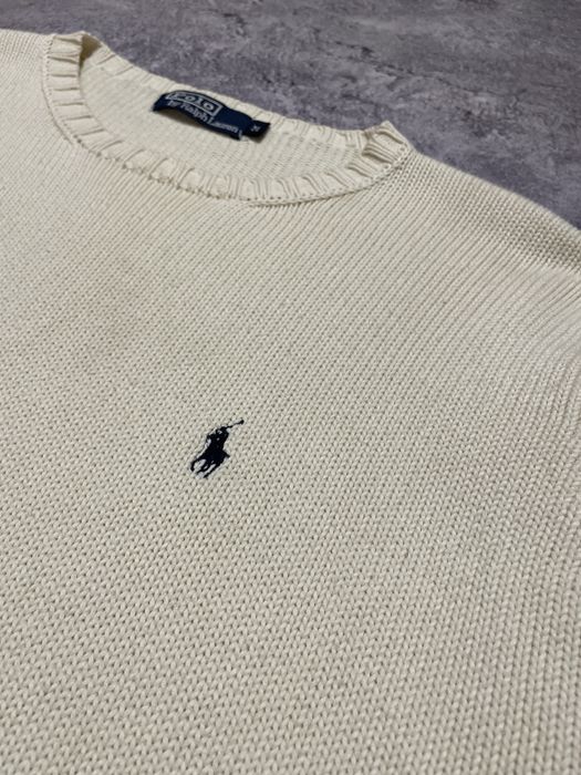 Вязаный свитер винтаж polo ralph lauren