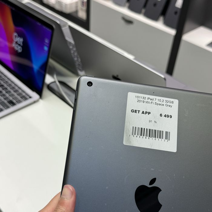 Планшет iPad 7 10.2” 32GB Wi-Fi • ГАРАНТІЯ • СТАН 9.6/10 101132