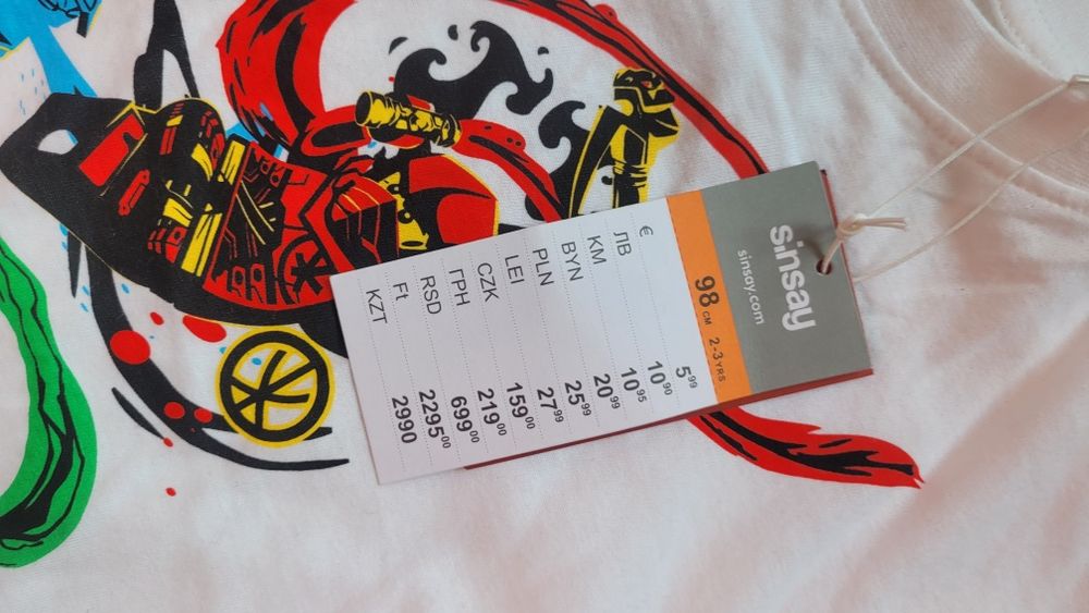 Koszulka Ninjago krótki rękaw 98