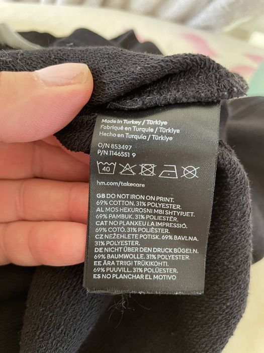 Bluza H&M różowa kokardka