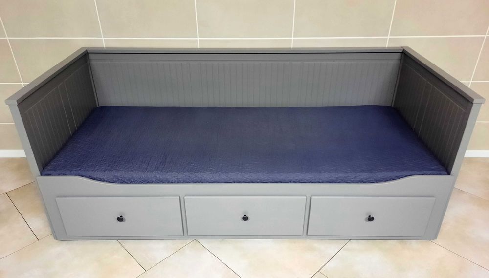 Łóżko leżanka IKEA HEMNES + 1 materac - BARDZO DOBRY STAN