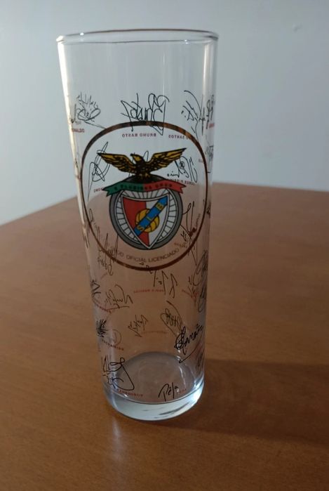 Copo coleção vidro Oficial Benfica