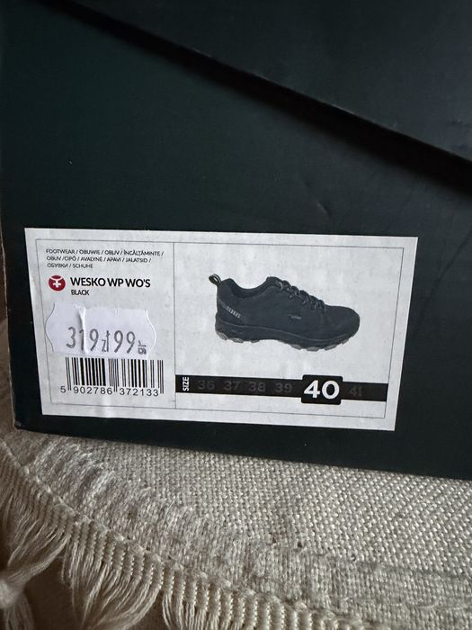 Buty trekkingowe Elbrus czarne rozmiar 40, wodoodporne