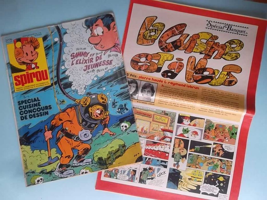 Revistas SPIROU em francês (anos 60/70) com RAROS BRINDES