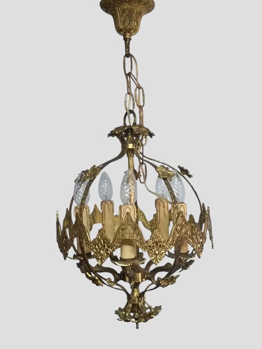 Люстра  бронзова