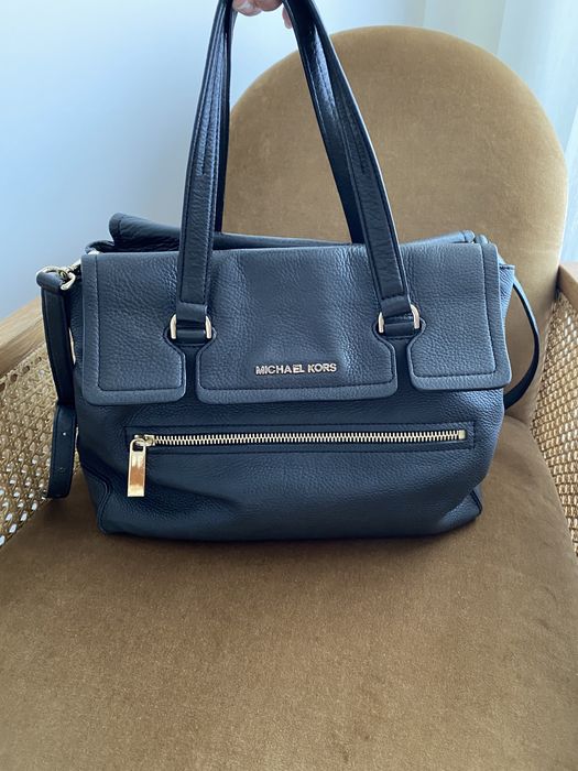 Mala 100% pele preta genuina da Michael Kors