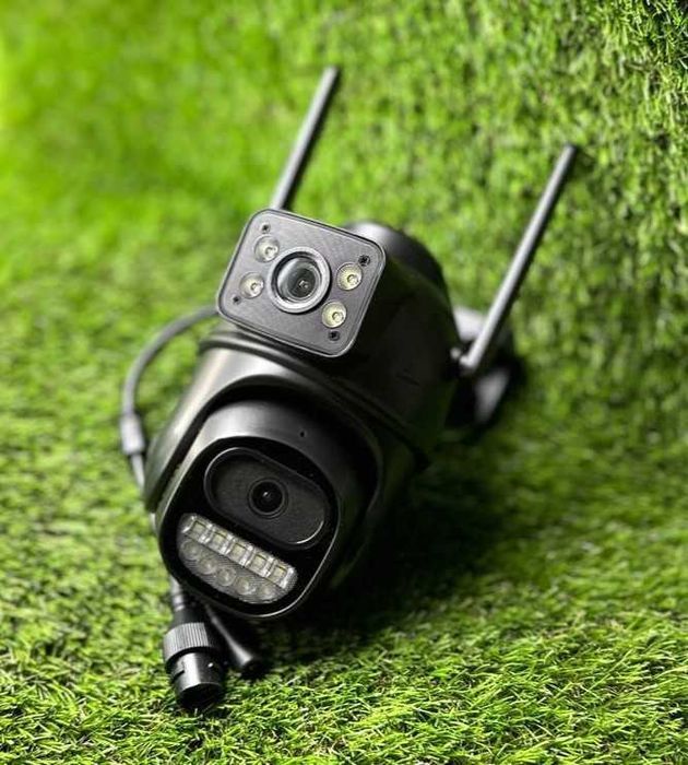 Уличная поворотная вай-фай камера видеонаблюдение iCsee 8мп WiFi A33B