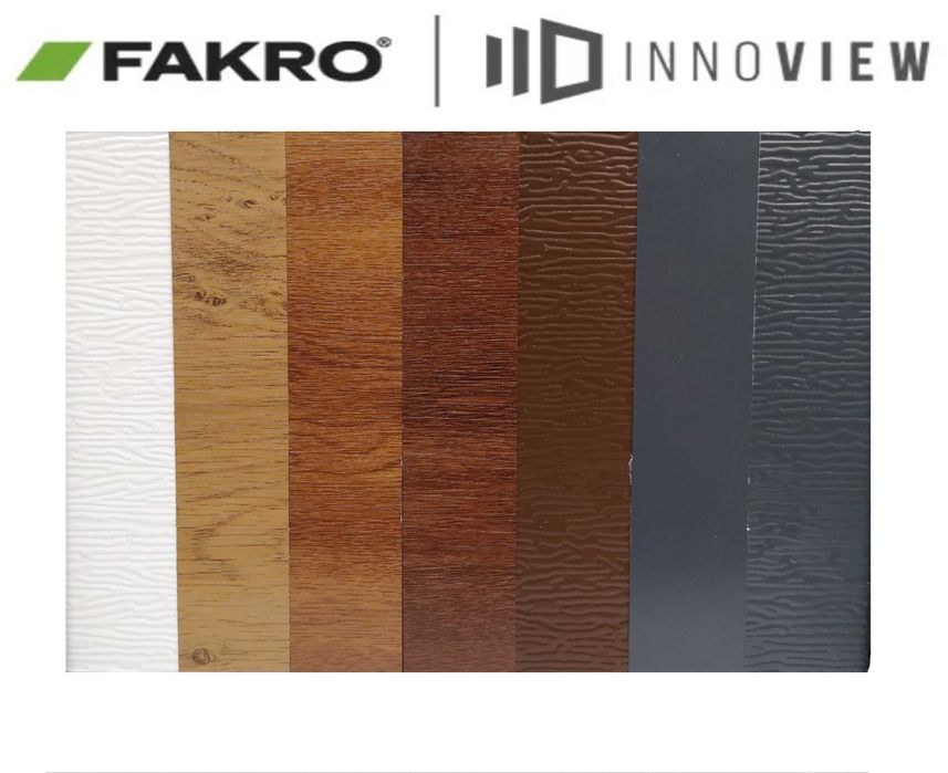 Brama Fakro orzech 2750x2250 garażowa segmentowa Hato 2xpilot