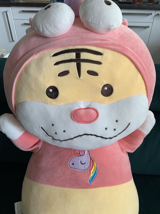 Duży nowy pluszak 70x45 unicorn jednorożec tygrys w stroju jednorożca