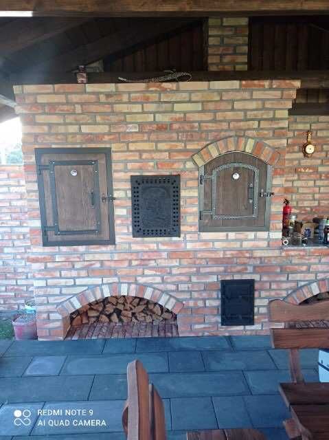 Drzwiczki do wędzarni,grillo-wędzarni,palenisko,drzwi Komplet 3szt.