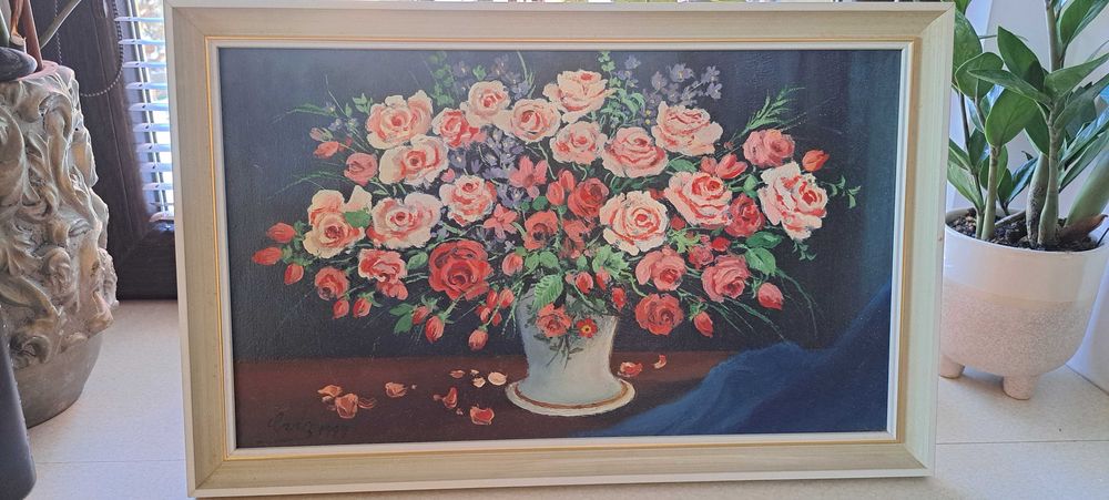 2 obrazy olejne na płótnie