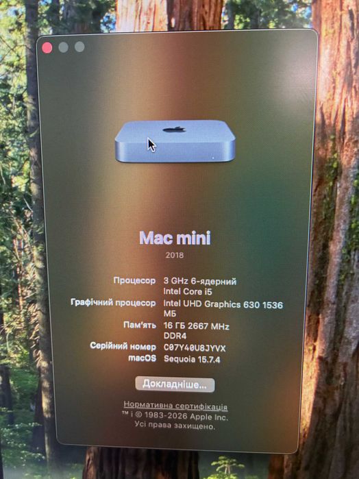 mac mini 2018 i5 - Персональні комп'ютери - OLX.ua
