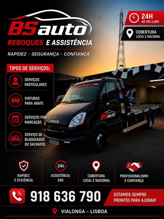 BSAuto Assistência 24H serviço de reboque
