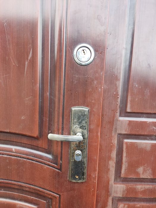 Двері вхідні металеві, подвійні