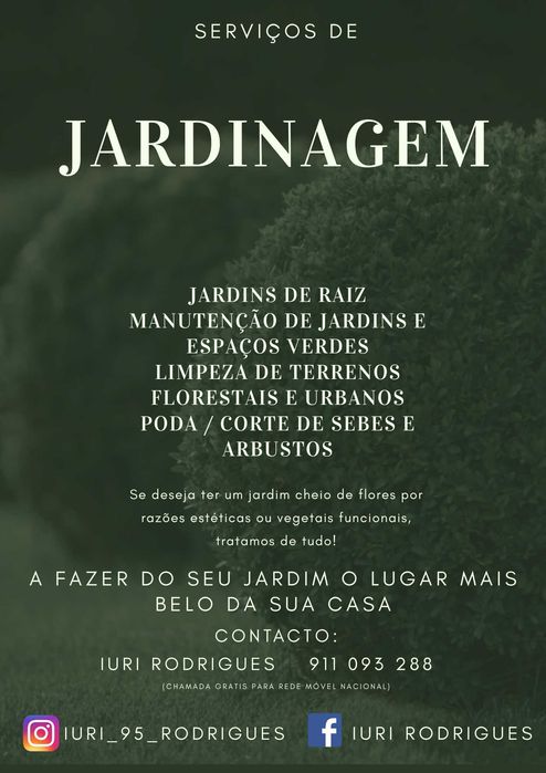 serviços de jardinagem Agueda e arredores