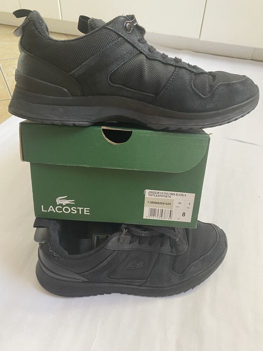 LACOSTE joggeur 2.0 r.42 UK 8 czarne