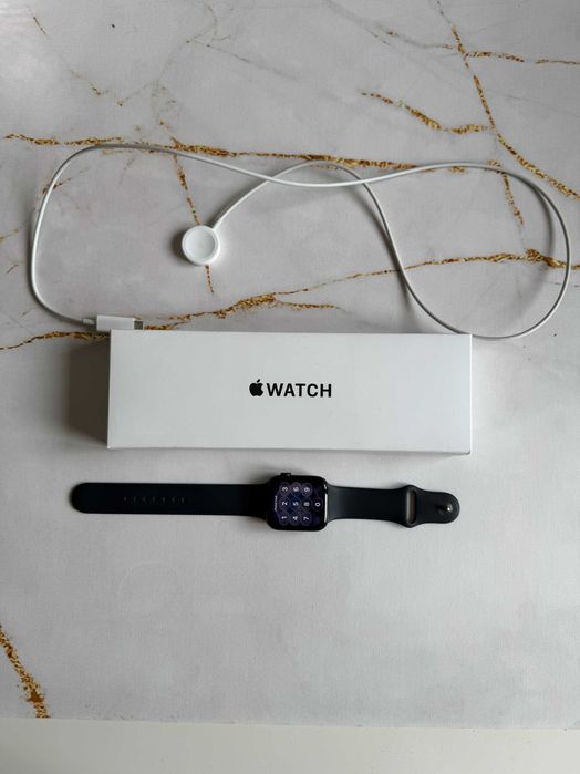 Apple Watch SE 2 gen 44 mm Midnight GPS komplet pudełko ładowarka