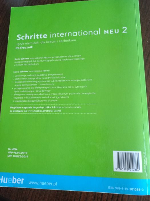 J. Niemiecki Schritte International A1.2