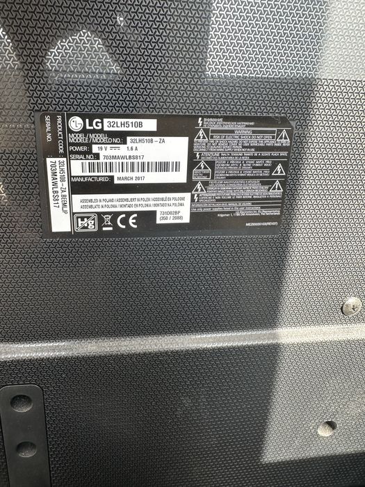 LG TV 32LH510B | 32 cale