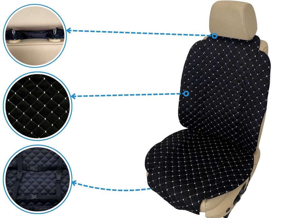 Чохол на сидіння. Накидка универсальная чехлы на сидения из алькантары