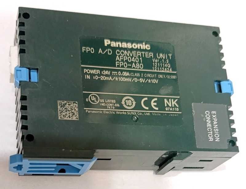 Panasonic AFP0401 FPO-A80 converter unit analog