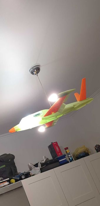 candeeiro avião para teto personalizável