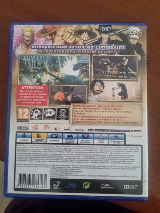Jogo ps4  one piece pirate warrior 3