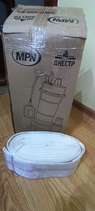 Це занурювальний фекальний насос MPN ДНЕСТР SWP-550-55