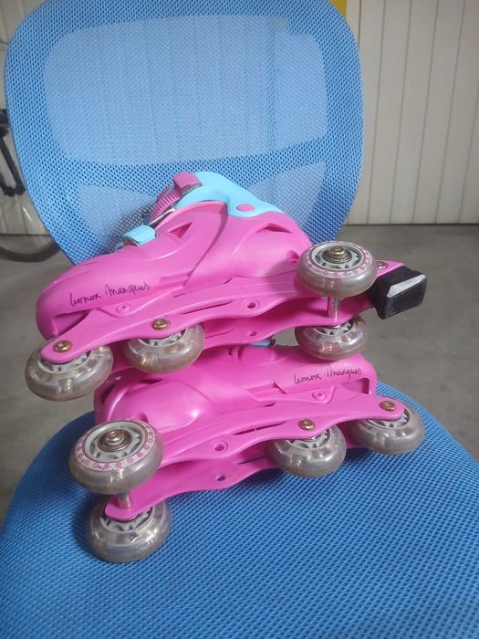 Patins em linha para menina