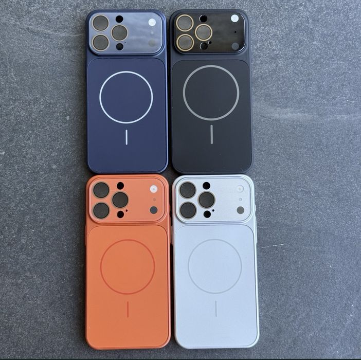 Чохол iPhone 16 Pro Max  дизайн айфон 17 | Чехол айфон 16 про макс в стиле iphone 17 Pro Max защита камер MagSafe