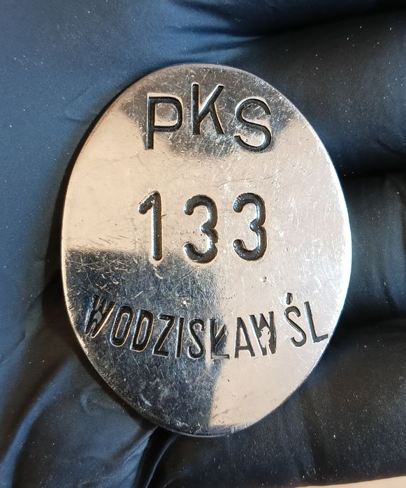 PKS odznaka kontroler kierowca PRL Jelcz Ogórek Autosan Śląsk