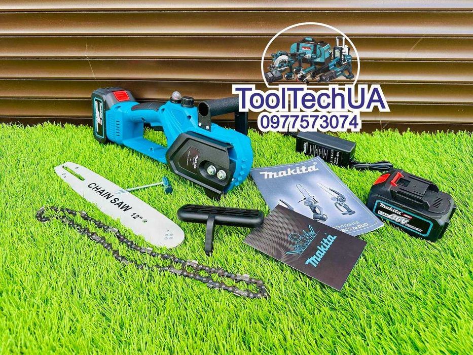 Акумуляторна міні ланцюгова пила Makita DUC 220 BL 36V8A Сучкоріз 2АКБ