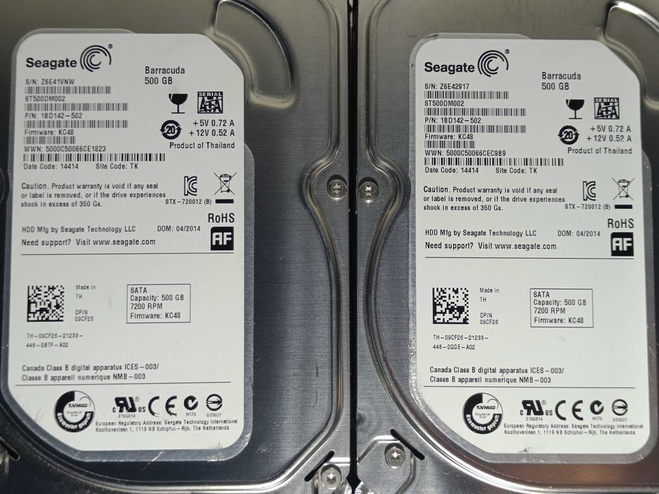 Hard Disk HDD диск 3.5 Seagate Barracuda 500GB 7200RPM в НАЯВНОСТІ!
