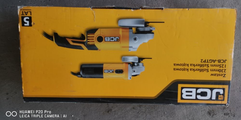 Szlifierki kątowe JCB