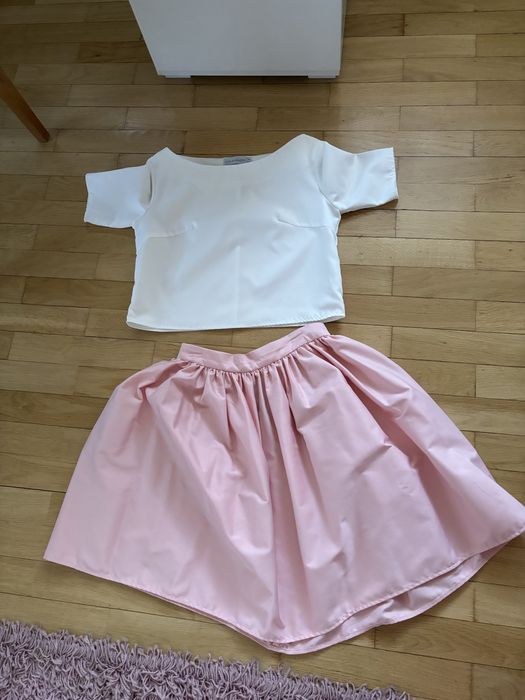 Damski komplet top spódnica cinamoon m