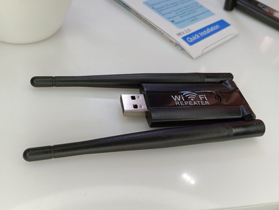 ‼️Репітер Ретранслятор Вайфай підсилювач USB 300Mbps 2,4GHz антени‼️
