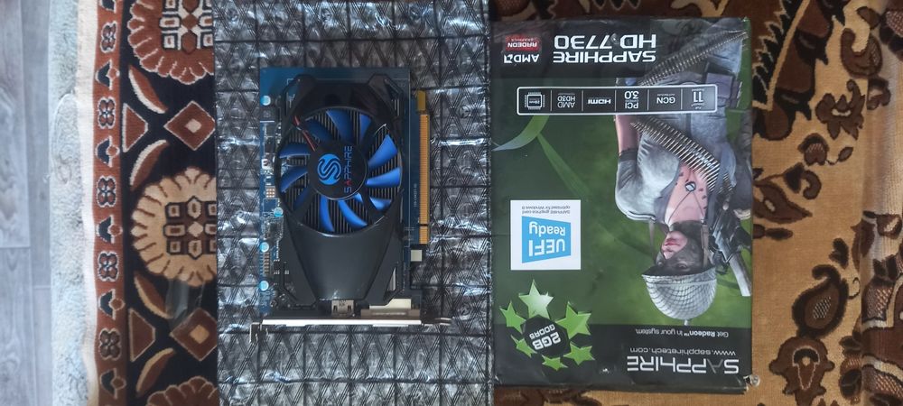 Продам видеокарту Sapphire 7730 в не рабочем состоянии