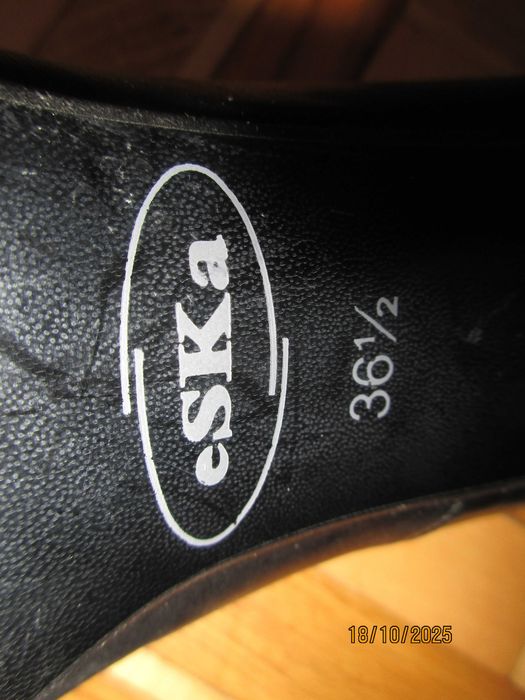 Buty damskie - obcas - 9 cm - skóra