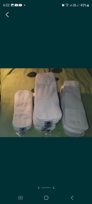 Milovia r L 16szt wkłady sucha pupa mikrofibra wielorazowe