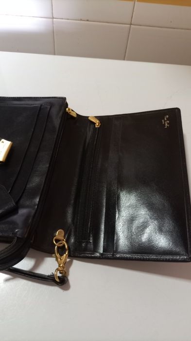 Bolsa de documentos estilo pochet em pele para homem  ou senhora
