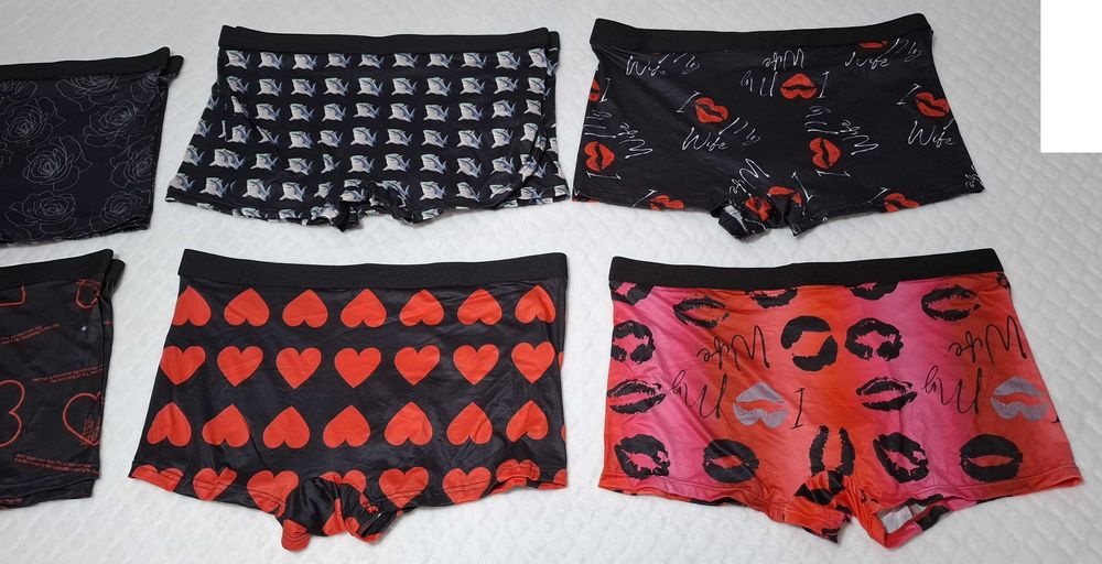 Bokserki męskie, majtki, bielizna męska, kolorowe wzory, XXL, 1szt.