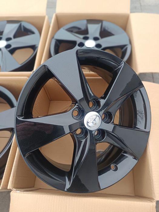 Felgi 16 5x100 Toyota  Corolla Yaris Celica MAtrix Prius Nowe Czarne | #T2