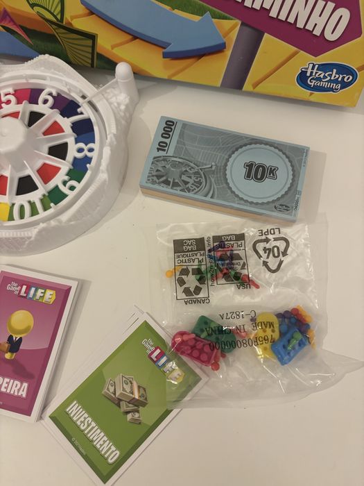 Jogo de Tabuleiro Hasbro The Game of Life – A Vida O Caminho – Português
