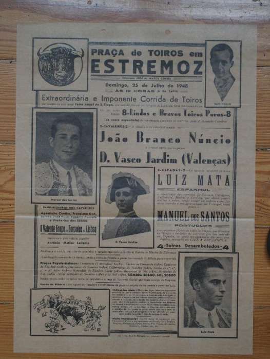 Cartazes Tourada anos 45 a 52