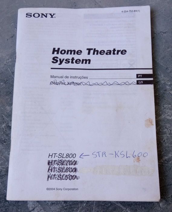 Amplificador Sony STR-KSL600 (para peças)