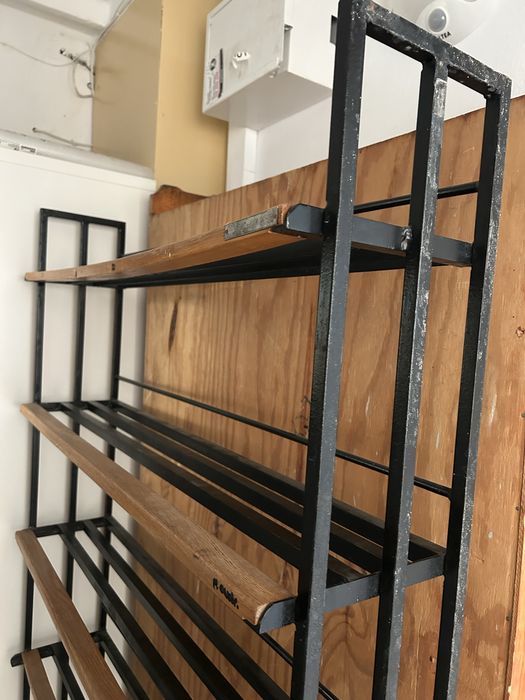 Regał, metalowy, vintage