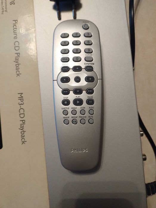 Sprawny Odtwarzacz DVD Philips DVP520/02 z pilotem