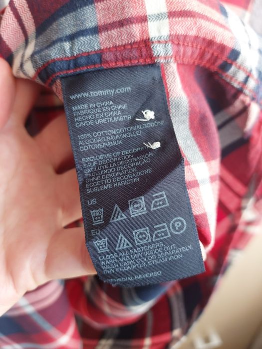 Koszula męska w kratę Tommy Hilfiger - L